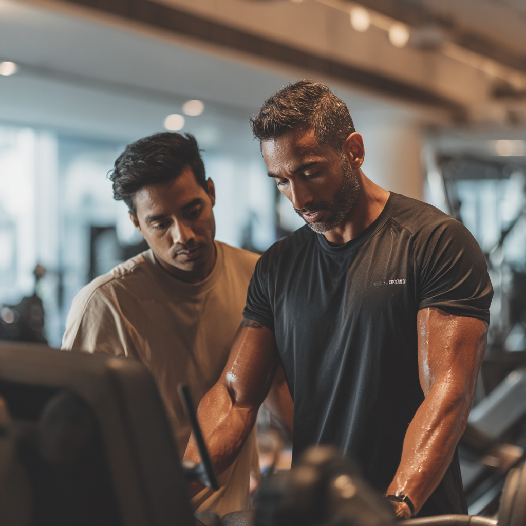 Pessoa a caminhar ao ar livre com energia